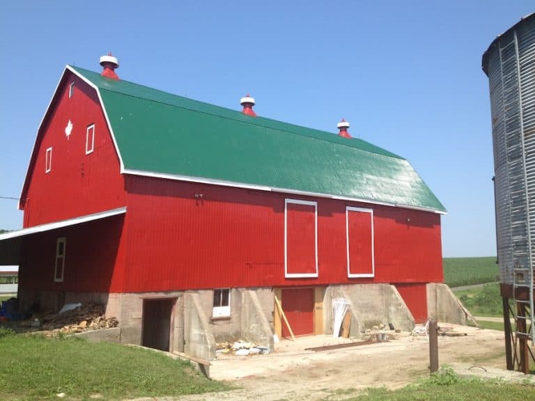 Bright Red Barn Repair