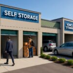 Organized multipurpose storage area with various items neatly arranged