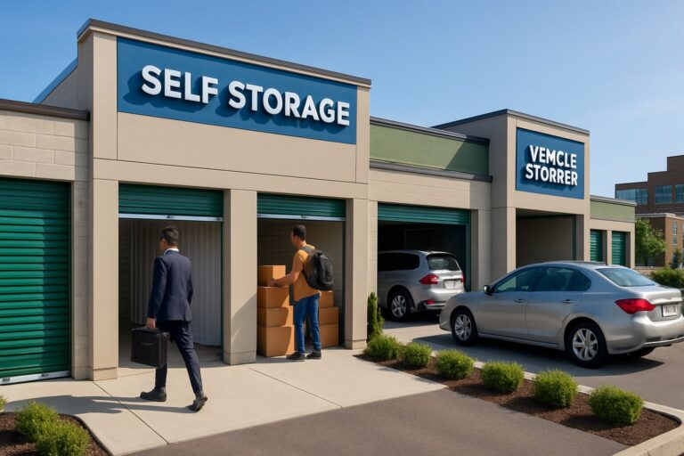 Organized multipurpose storage area with various items neatly arranged